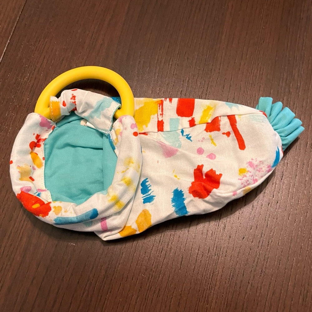 Lovevery Organic Cotton Sensory Pouch - retired from Thinker kit - 11-12mo